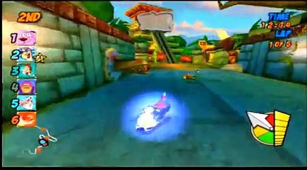 Cartoon Network Racing PS2 Bunny Bravo And Muriel Gameplay