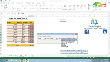 Simple Formatting In Ms Excel 2013 - Tutorial # 18