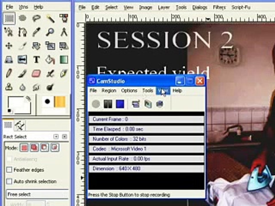 Gimp for image stacking