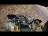 Testing New Helmet Cam - ATV Ride Yamaha Grizzly 550 FI EPS