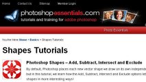 Drawing Shapes In Photoshop Tutorial