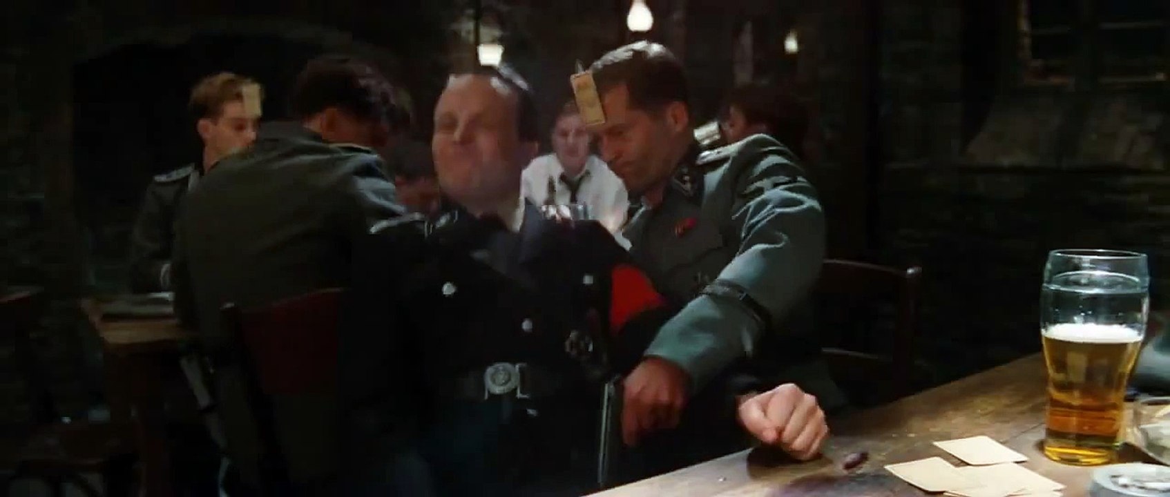Inglourious Basterds - Shoot Out Bar Scene (Reversed)