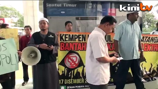 Pemuda PAS terajui kempen bantah kenaikan tarif elektrik