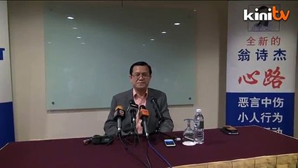 Pemilihan langsung Presiden MCA: Ong persoal keikhlasan Liow, Gan