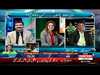 Pak Bharat Takar on Express News with Gharida Farooqi 14th February 2015 Part 3