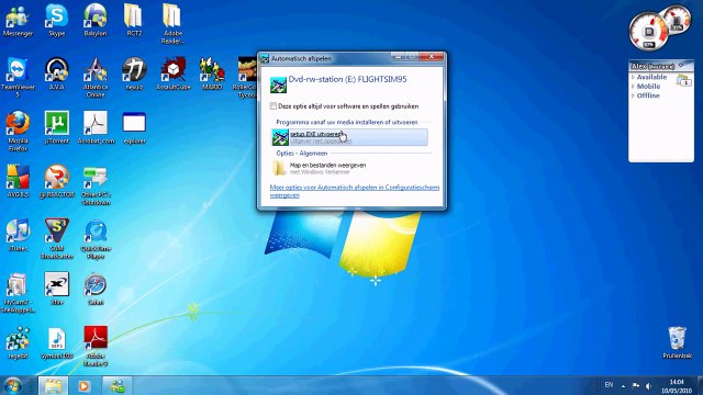 Microsoft Flight Simulator for Windows 95 on windows 7 INSTALL + RUN [HD]