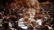 Margaret Thatcher speaks to European Parliament.  Film 90809