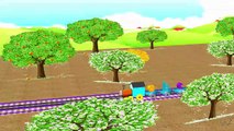 ABC 3D Train Songs For Kids | Popular Nursery Rhymes | Animation Cartoon Rhymes