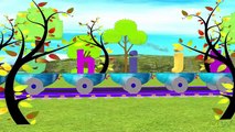 ABC 3D Train Songs For Kids | Popular Nursery Rhymes | Animation Cartoon Rhymes
