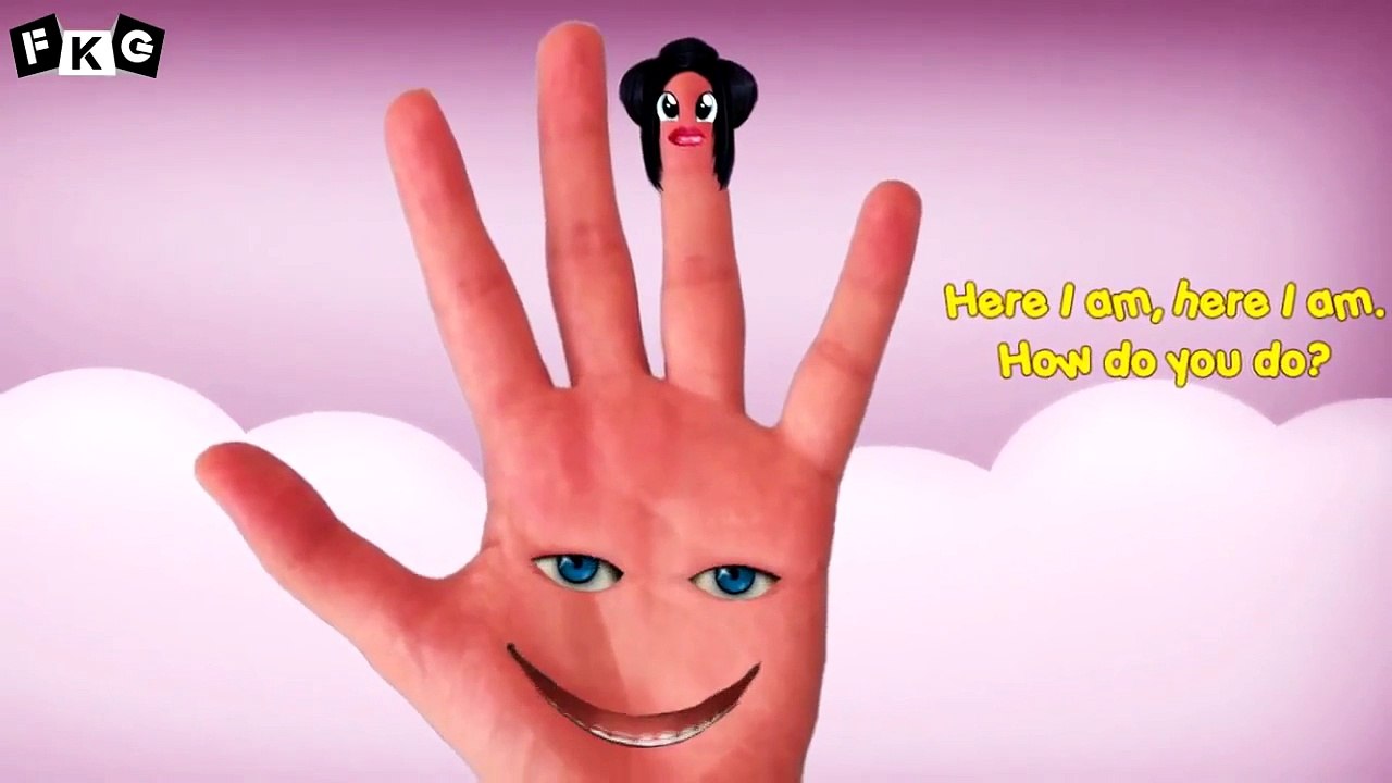 The Finger Family Daddy Finger Song   Talking Hand