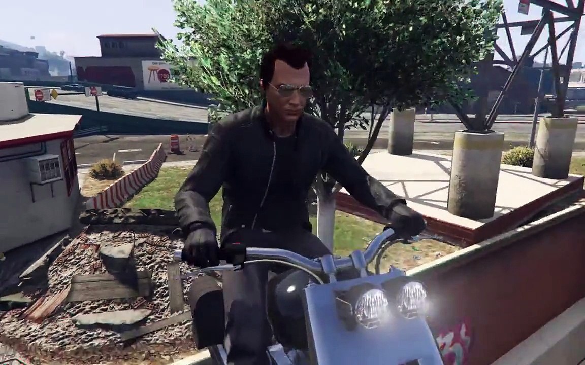 GTA 5 PC Online: Terminator 2- Judgment Day (Truck Chase Remake)