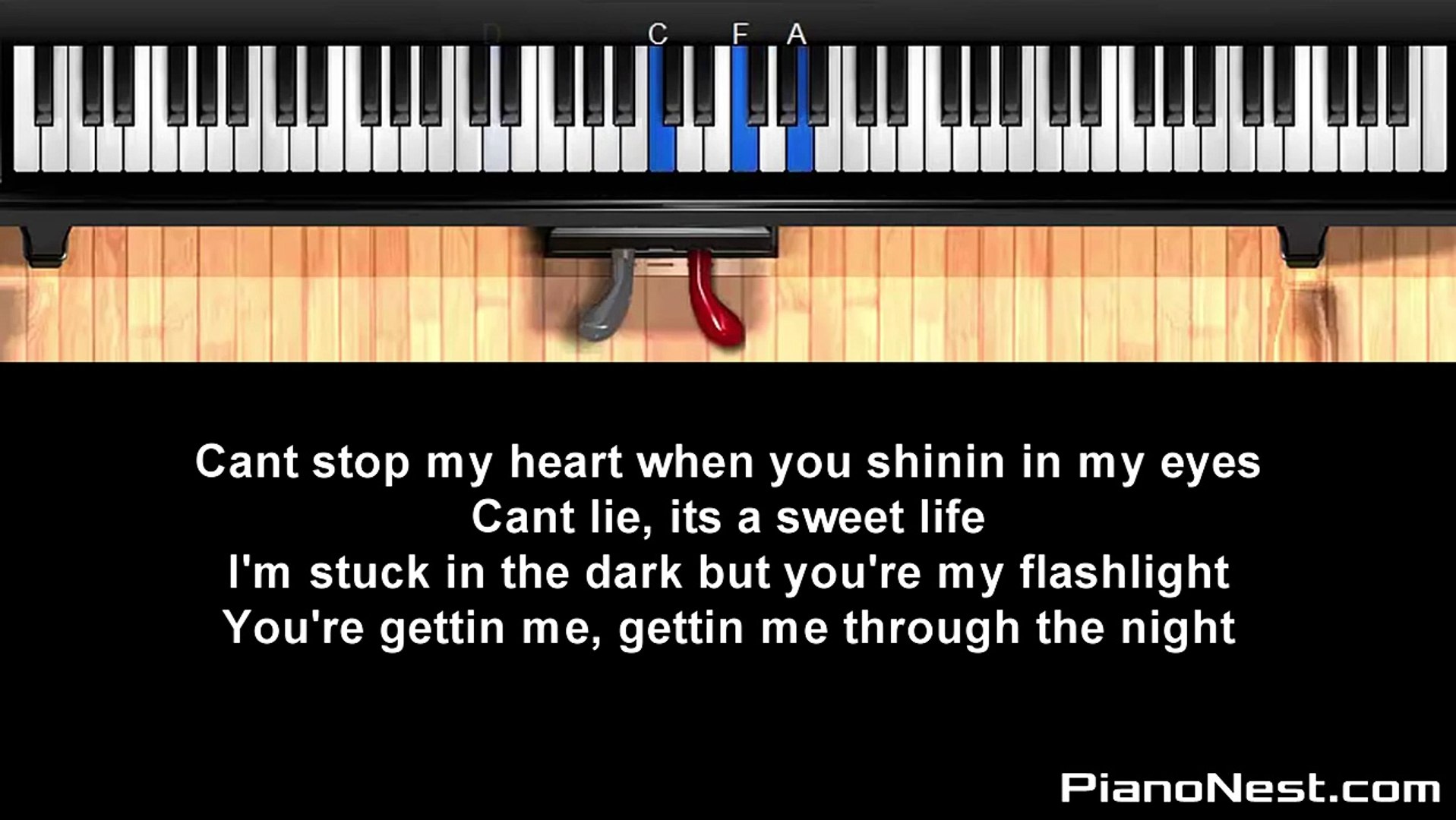 Jessie J - Flashlight - Piano Karaoke / Sing Along / Cover with Lyrics -  Pitch Perfect 2 - video Dailymotion