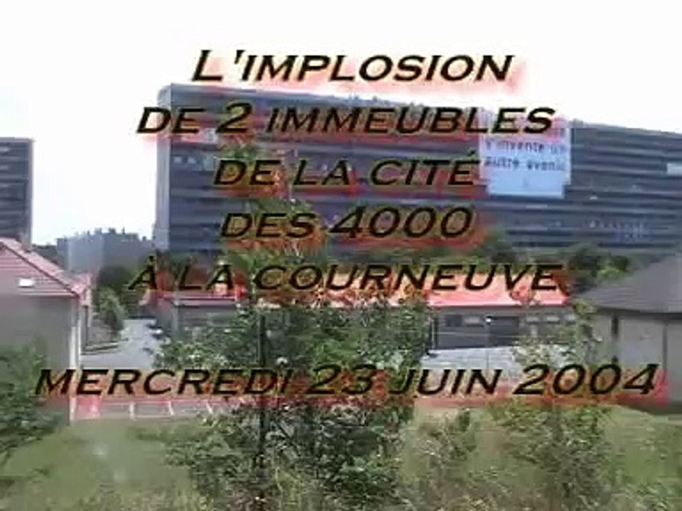 Implosion des 4000 à La Courneuve
