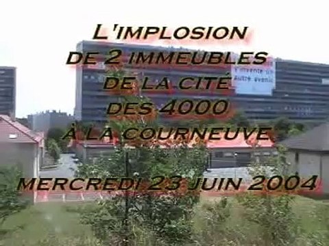Implosion des 4000 à La Courneuve