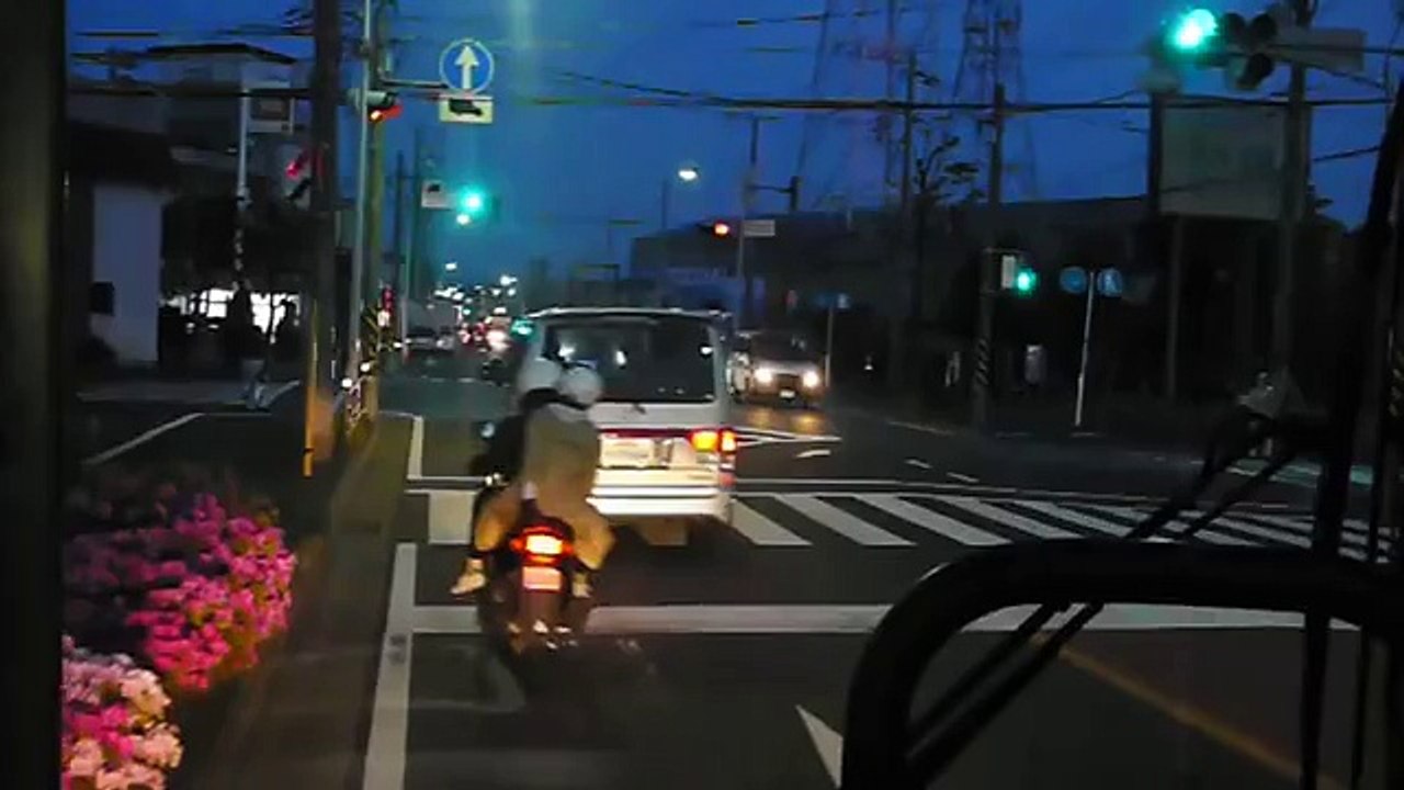 臨港バス　1S225　杉52　　横須賀線小杉駅～南加瀬原町　前面展望　3/3