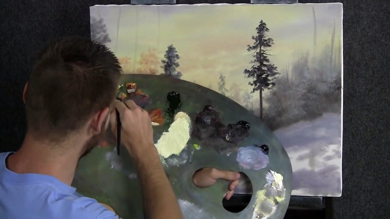 Paint with Kevin - Winter Sunshine