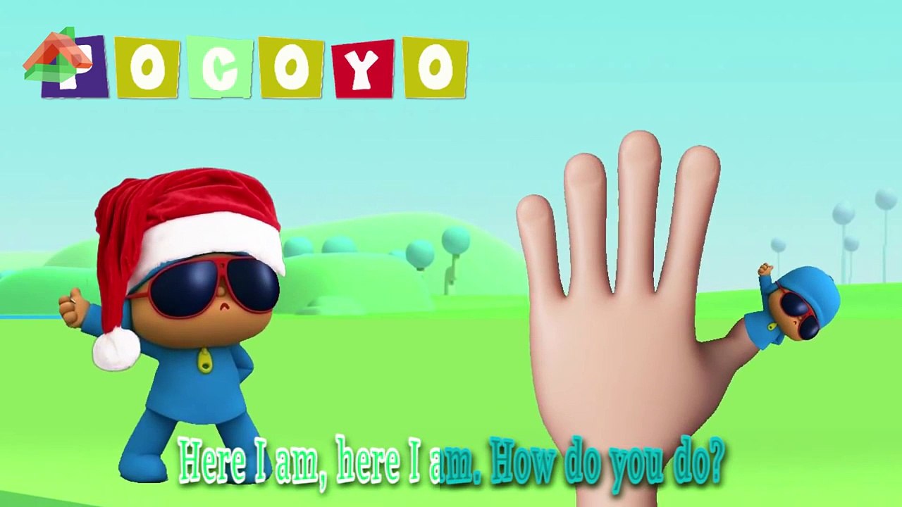 Very Funny Cartoons Dancing Pocoyo Finger Family  NURSERY RHYMES