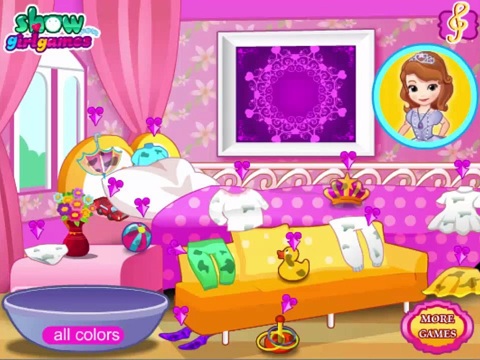 Little Princess Sofia Washing Clothes. Cartoons about Princess Sofia. Video for girls