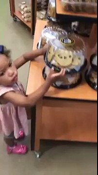 Little Girl Throws Fake Tantrum Over a Cookie