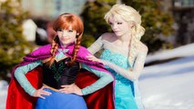 Anna Kidnapped! Frozen Family Kids, Anna, Kristoff CAMPING TRIP & HANS! Barbie Parody Disn