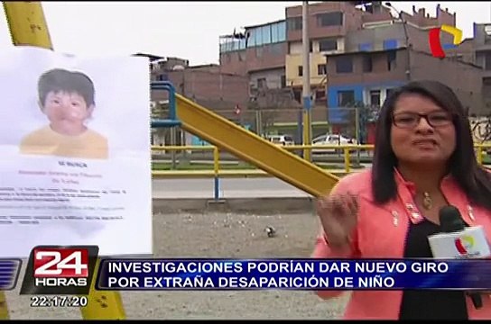 SJL: investigaciones podrían dar nuevo giro por extraña desaparición de niño