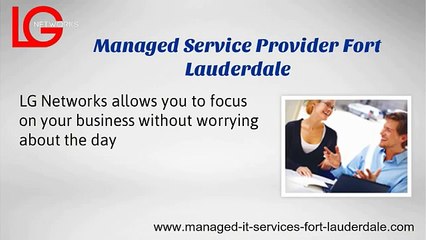 Managed Service Provider Fort Lauderdale – Managed IT Services Fort Lauderdale
