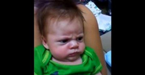 The Grumpiest Baby In The World Is Not Amused
