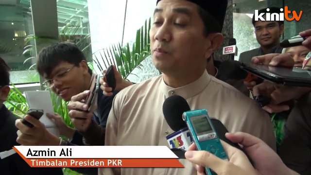 Azmin balas soalan wartawan dengan terima kasih