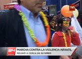 Noticia en TVN - ONG Paicabí Marcha Contra el Abuso Infantil