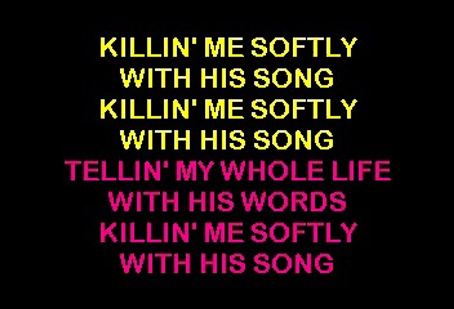 SC2064-06 - Fugees, The - Killing Me Softly.mpg KARAOKE KARAOKE - video  Dailymotion