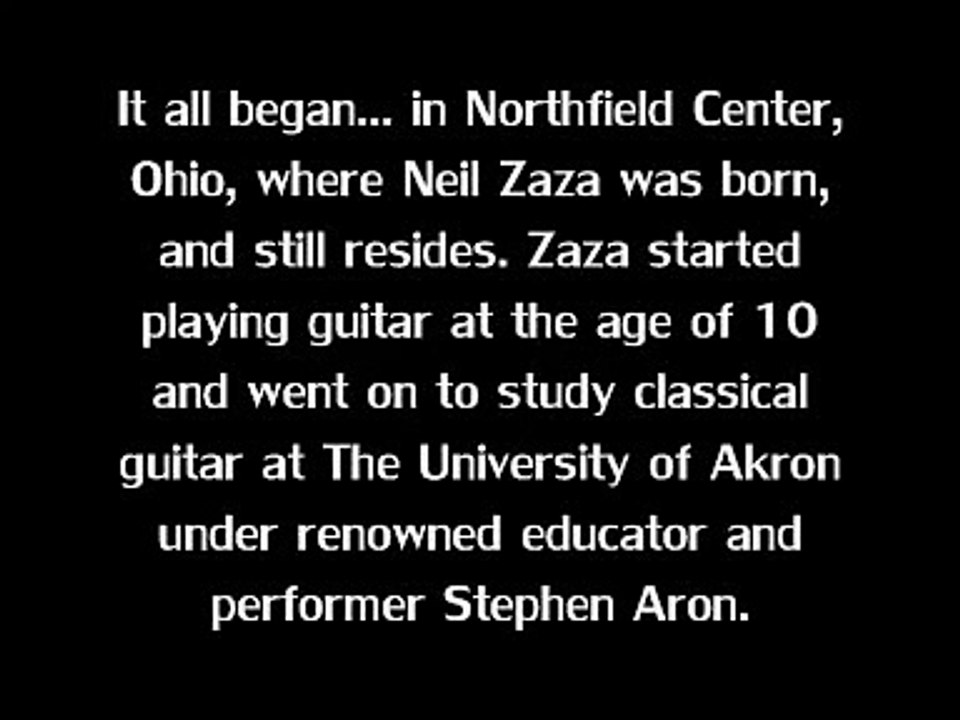 Neil Zaza - I'm alright, Studio version & bio