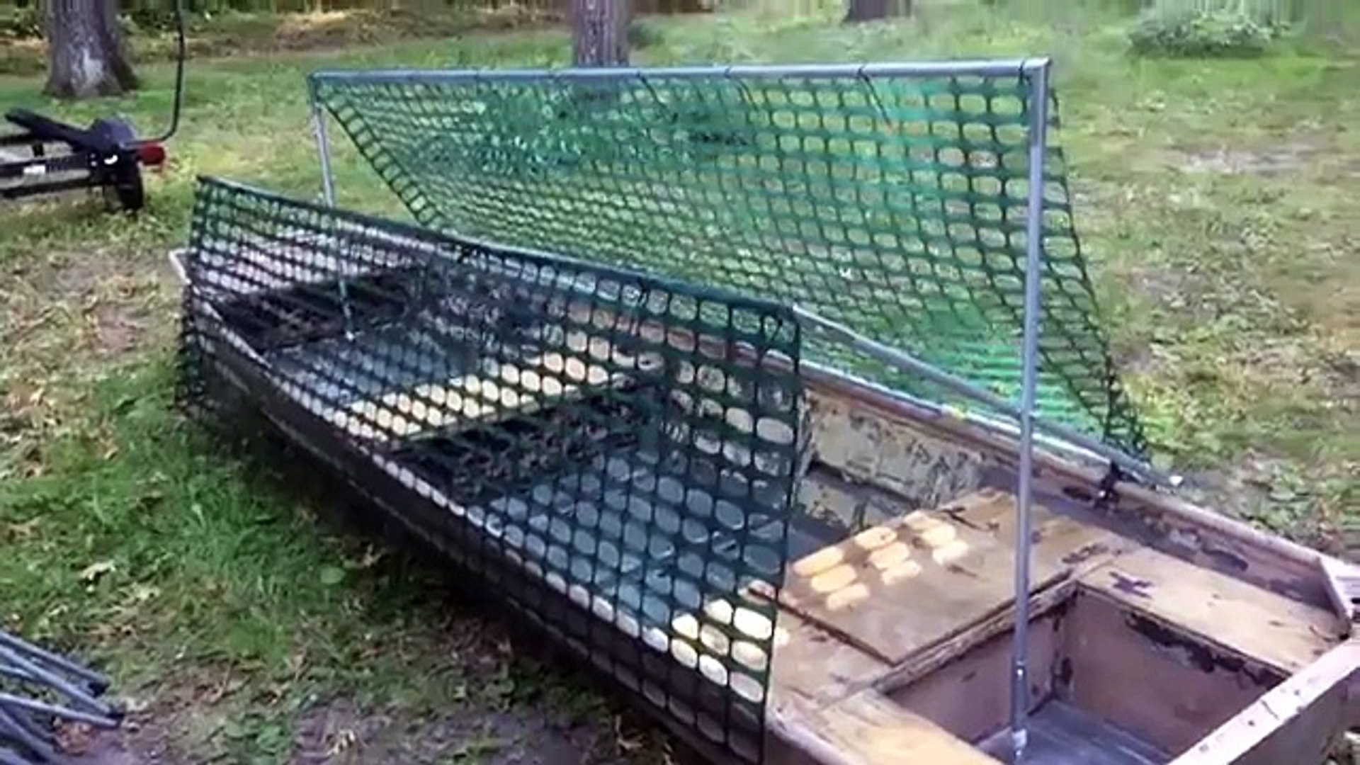 Diy Jon Boat Duck Blind