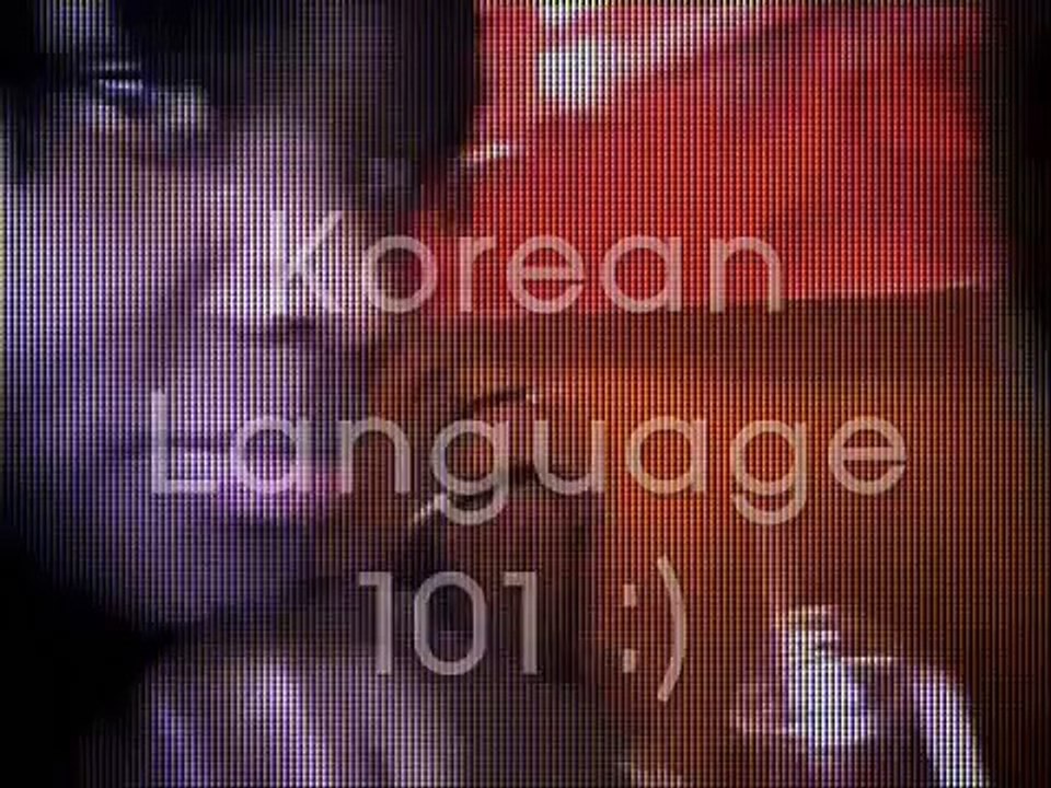 Lily's Korean Language 101 - lesson1
