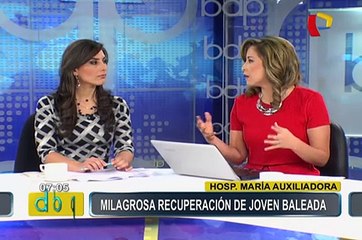 Joven baleada en asalto a pizzería se recupera: retomará estudios los próximos días