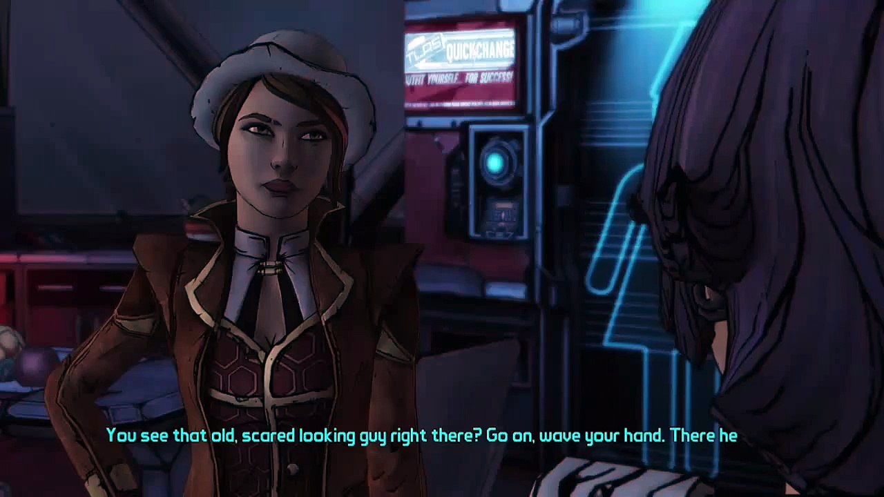 Tales from the Borderlands Sasha punches Rhys "jack"
