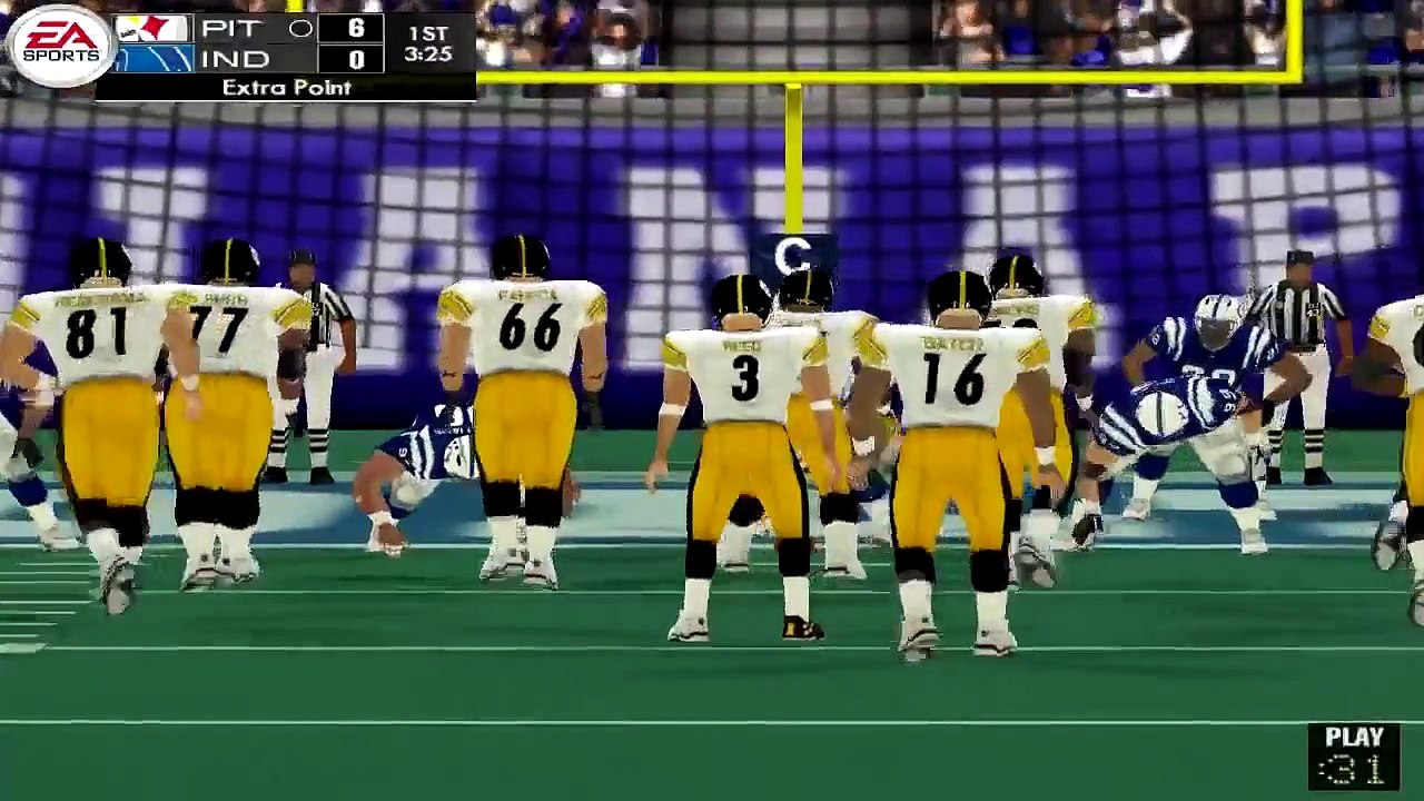 Madden NFL 2004: Steelers vs Colts Part 2 [HD]