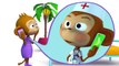Children's Songs Cartoons Five Little Monkeys! Kids Music & Nursery Rhymes