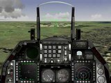Falcon 4.0 Allied force: landing final approach