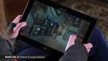 Playing Half Life 2 on a Tablet PC with GestureWorks Gameplay Virtual Controller