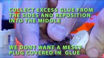 How to glue sps corals to a frag plug