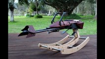 Star Wars Rocking Speeder Bike build by Best dad in the word!!