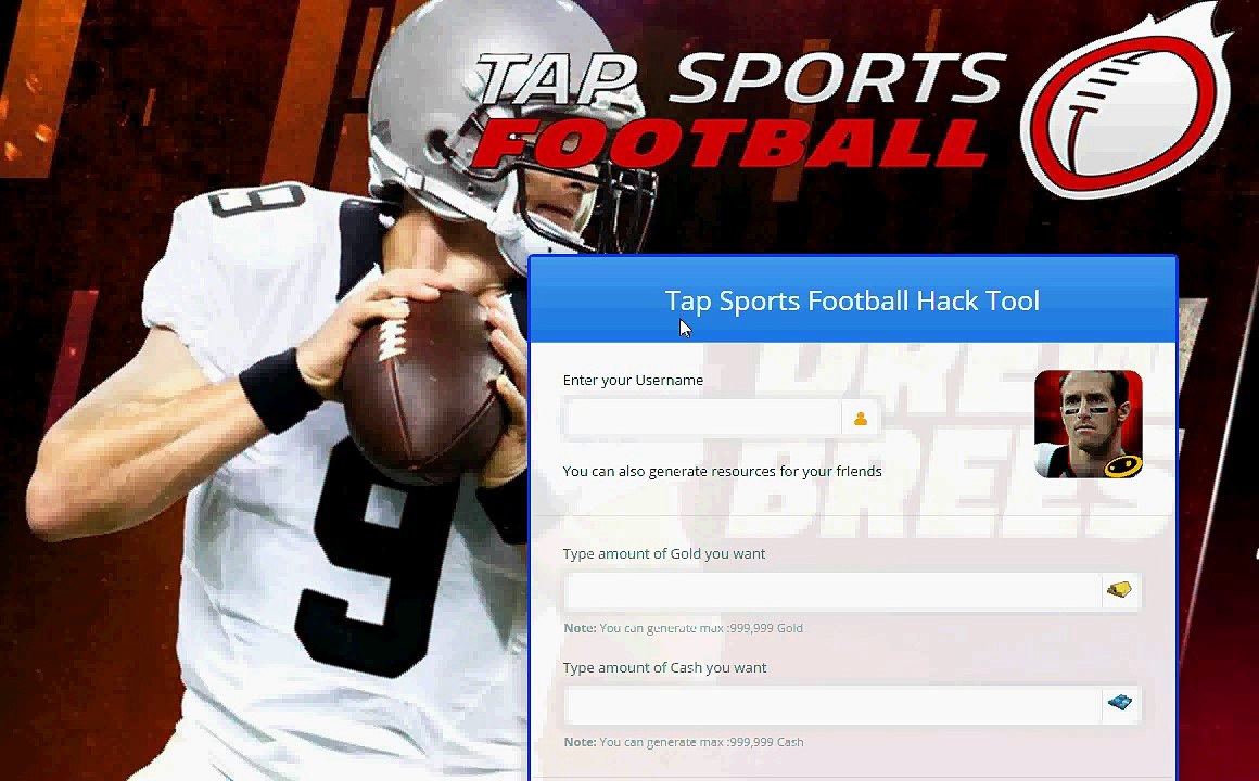 Tap Sports Football Gold Money Cash Cheats iOS Android