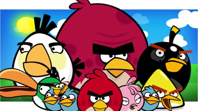 Angry Birds Lullaby for Babies Finger Family Nursery Rhymes Cartoons for Children