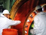 Cleaning Hydroelectric Generators