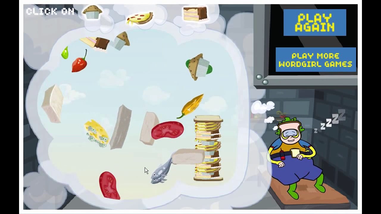 Word Girl Chuck's Extreme Sandwich Crusher Cart...