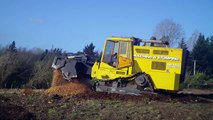 Stump grinding {cultivator}with our tree eating mulching machine