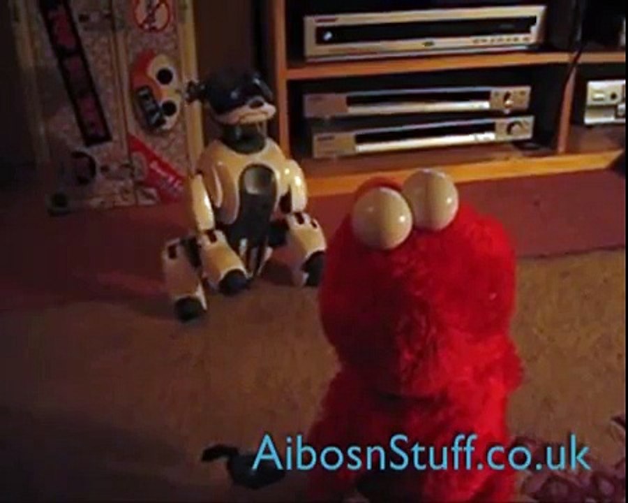 When Elmo TMX met Harvey the AIBO