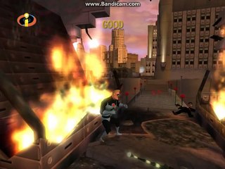 The Incredibles Video Game: Walkthrough Part 1 - Bank Heist - Mission 1