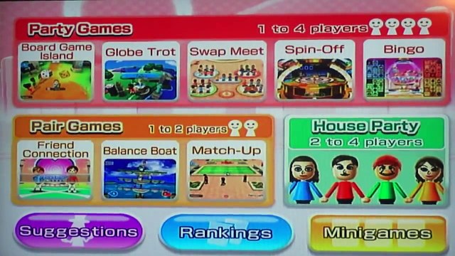 Wii Party Tour Part 1 Of MINIGAMES!!!!!