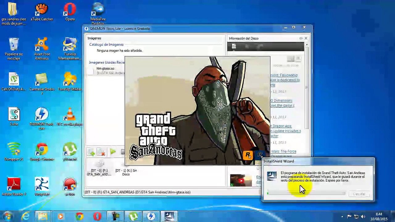 descargar e intalar gta sanandres para pc en español